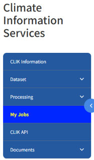 (Figure 1-4-8) My Jobs Menu