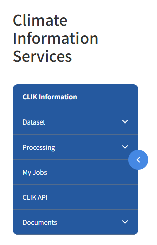 (Figure 3-1-1) CLIK Menu Structure