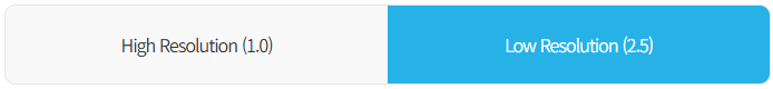 (Figure 3-2-2) Select a Resolution