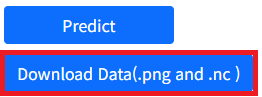 (Figure 3-3-11) Result Image and nc File Download Button